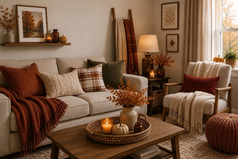 Warm Up Your Apartment With Fall Textiles