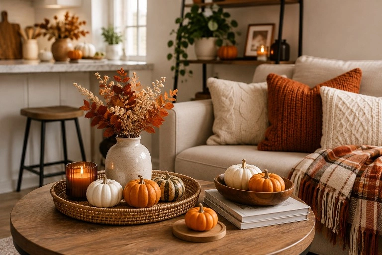 Use Mini Pumpkins Instead of Large Decoration